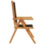 Sillas de jardín reclinables 8 uds madera maciza acacia negro de , Sillas de jardín - Ref: Foro24-3214531, Precio: 609,09 €, ...