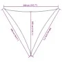 Toldo de vela poliéster oxford 100% arena 3,6x3,6x3,6 m de , Sombrillas - Ref: Foro24-4000932, Precio: 30,17 €, Descuento: %