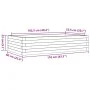 Jardinera madera maciza de abeto Douglas 110x60x23 cm de , Maceteros y jardineras - Ref: Foro24-847241, Precio: 73,75 €, Desc...