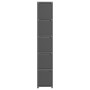 Estantería de 15 cubos con cajas de tela gris 103x30x175,5 cm de vidaXL, Librerías y estanterías - Ref: Foro24-322621, Precio...