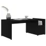 Mesa de centro madera contrachapada negro 90x45x35 cm de , Mesas de centro - Ref: Foro24-802922, Precio: 36,80 €, Descuento: %