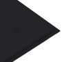 Banco de jardín madera maciza de teca con cojín negro 112 cm de , Bancos de jardín - Ref: Foro24-3062656, Precio: 152,94 €, D...
