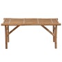 Banco de jardín plegable con cojín bambú 118 cm de , Bancos de jardín - Ref: Foro24-3063858, Precio: 87,29 €, Descuento: %