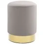 Taburete de terciopelo gris claro y dorado de , Taburetes y sillas plegables - Ref: Foro24-249834, Precio: 42,93 €, Descuento: %