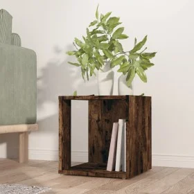 Mesa auxiliar madera contrachapada roble ahumado 33x33x34,5 cm de , Mesas auxiliares - Ref: Foro24-816020, Precio: 25,31 €, D...