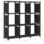 Estantería de 9 cubos de tela negro 103x30x107,5 cm de vidaXL, Librerías y estanterías - Ref: Foro24-322610, Precio: 29,48 €,...