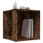 Mesa auxiliar madera contrachapada roble ahumado 33x33x34,5 cm de , Mesas auxiliares - Ref: Foro24-816020, Precio: 25,57 €, D...