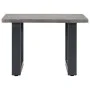 Mesa de centro con borde natural acacia maciza gris 60x60x40 cm de , Mesas de centro - Ref: Foro24-247827, Precio: 104,99 €, ...
