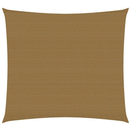 Toldo de vela gris taupe HDPE 160 g/m² 3x3 m de , Sombrillas - Ref: Foro24-311384, Precio: 28,63 €, Descuento: %