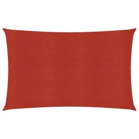 Red HDPE sail shade 160 g/m² 4x6 m by , Umbrellas - Ref: Foro24-311629, Price: 51,21 €, Discount: %