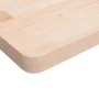 Arbeitsplatte für Badezimmer aus unbehandeltem Massivholz 100x60x4 cm von , Arbeitsplatten - Ref: Foro24-342952, Preis: 128,6...