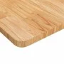 Badezimmerarbeitsplatte aus Massivholz hellbraun behandelt 100x50x2,5 cm von , Arbeitsplatten - Ref: Foro24-343039, Preis: 87...