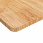 Encimera baño madera maciza tratada marrón claro 100x50x2,5 cm de , Encimeras - Ref: Foro24-343039, Precio: 91,49 €, Descuent...