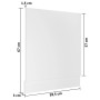 Panel para lavavajillas madera contrachapada blanco 59,5x3x67cm de , Armarios de cocina - Ref: Foro24-802562, Precio: 44,03 €...