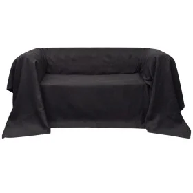Funda para sofá de micro-gamuza gris antracita 270x350 cm de , Fundas - Ref: Foro24-130897, Precio: 18,59 €, Descuento: %