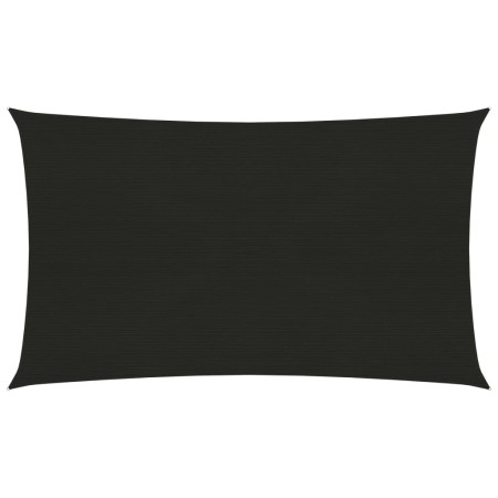Toldo de vela HDPE negro 160 g/m² 2,5x5 m de , Sombrillas - Ref: Foro24-311731, Precio: 37,69 €, Descuento: %