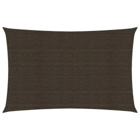 Toldo de vela marrón HDPE 160 g/m² 6x8 m de , Sombrillas - Ref: Foro24-311800, Precio: 86,49 €, Descuento: %
