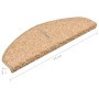 Alfombras de peldaños de escalera 15 uds dorado 65x21x4 cm de , Alfombrillas para escalones - Ref: Foro24-322379, Precio: 87,...