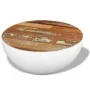 Recycled wood bowl-shaped coffee table Ø50x24 cm by , Coffee table - Ref: Foro24-352020, Price: 83,19 €, Discount: %