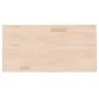 Badezimmerarbeitsplatte aus massivem, unbehandeltem Holz 100x50x1,5 cm von , Arbeitsplatten - Ref: Foro24-342925, Preis: 57,3...