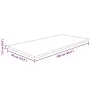 Badezimmerarbeitsplatte aus massivem, unbehandeltem Holz 100x50x1,5 cm von , Arbeitsplatten - Ref: Foro24-342925, Preis: 57,3...