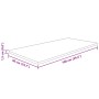 Encimera de baño madera maciza sin tratar 100x50x1,5 cm de , Encimeras - Ref: Foro24-342925, Precio: 58,48 €, Descuento: %