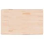 Solid untreated wood bathroom countertop 100x60x1.5 cm by , Countertops - Ref: Foro24-342927, Price: 61,82 €, Discount: %