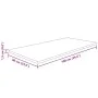 Badarbeitsplatte aus unbehandeltem Massivholz 100x60x1,5 cm von , Arbeitsplatten - Ref: Foro24-342927, Preis: 61,82 €, Rabatt: %