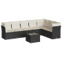 Set de sofás de jardín 8 piezas y cojines ratán sintético negro de , Conjuntos de jardín - Ref: Foro24-3249585, Precio: 474,9...