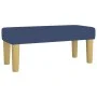 Cama box spring con colchón tela azul 120x190 cm de , Camas y somieres - Ref: Foro24-3270403, Precio: 419,45 €, Descuento: %