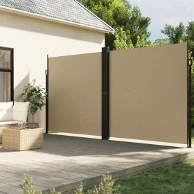 Retractable beige side awning 200x1000 cm by , Umbrellas - Ref: Foro24-4004765, Price: 170,21 €, Discount: %