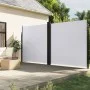 Toldo lateral retráctil blanco 200x1200 cm de , Sombrillas - Ref: Foro24-4004856, Precio: 168,95 €, Descuento: %