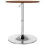 Mesa alta de madera maciza roble marrón oscuro Ø60x89,5 cm de , Mesas de cocina y de comedor - Ref: Foro24-3270628, Precio: 9...