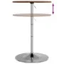 Mesa alta de madera maciza roble marrón oscuro Ø60x89,5 cm de , Mesas de cocina y de comedor - Ref: Foro24-3270628, Precio: 9...