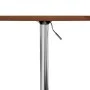 Mesa alta de madera maciza roble marrón oscuro Ø60x89,5 cm de , Mesas de cocina y de comedor - Ref: Foro24-3270628, Precio: 9...
