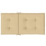 Cojines silla respaldo bajo 2 ud tela beige melange 100x50x4 cm de , Cojines para sillas y sofás - Ref: Foro24-4002454, Preci...