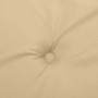 Cojines silla respaldo bajo 2 ud tela beige melange 100x50x4 cm de , Cojines para sillas y sofás - Ref: Foro24-4002454, Preci...