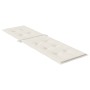 Cojín para tumbona tela crema melange (75+105)x50x3 cm de , Cojines para sillas y sofás - Ref: Foro24-4002489, Precio: 35,79 ...