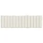 Cojín para tumbona tela crema melange 200x60x4 cm de , Cojines para sillas y sofás - Ref: Foro24-4002511, Precio: 45,25 €, De...