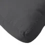Cojín para sofá palets tela gris antracita melange 60x60x10 cm de , Cojines para sillas y sofás - Ref: Foro24-4002662, Precio...