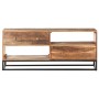 Mueble para TV de madera maciza de acacia rugosa 120x30x50 cm de vidaXL, Muebles TV - Ref: Foro24-320914, Precio: 185,71 €, D...