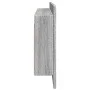 Armario de baño con espejo y luz LED gris Sonoma 100x12x45 cm de , Tocadores de baño - Ref: Foro24-834960, Precio: 79,47 €, D...
