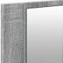 Armario de baño con espejo y luz LED gris Sonoma 100x12x45 cm de , Tocadores de baño - Ref: Foro24-834960, Precio: 79,47 €, D...