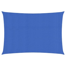 Toldo de vela rectangular HDPE azul 2,5x5 m de , Sombrillas - Ref: Foro24-311511, Precio: 36,06 €, Descuento: %
