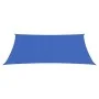 Rectangular blue HDPE sail shade 160 g/m² 4x5 m by , Umbrellas - Ref: Foro24-311518, Price: 45,27 €, Discount: %