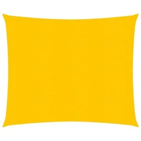 Toldo de vela cuadrado HDPE amarillo 160 g/m² 4x4 m de , Sombrillas - Ref: Foro24-311551, Precio: 39,20 €, Descuento: %