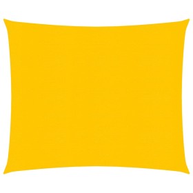 Toldo de vela cuadrado HDPE amarillo 160 g/m² 5x5 m de , Sombrillas - Ref: Foro24-311553, Precio: 52,79 €, Descuento: %