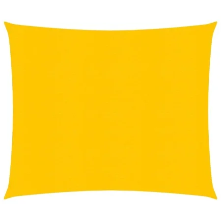 Toldo de vela cuadrado HDPE amarillo 160 g/m² 5x5 m de , Sombrillas - Ref: Foro24-311553, Precio: 51,76 €, Descuento: %