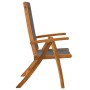 Juego comedor de jardín 9 pzas madera maciza acacia y textileno de , Conjuntos de jardín - Ref: Foro24-3279257, Precio: 825,4...