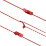 Cuerda de vientos con tiras reflectantes y tensores 50 m 4 mm de , Accesorios para tiendas de campaña - Ref: Foro24-4008124, ...